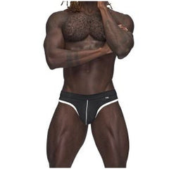 Male Power Sport Mesh Thong Black