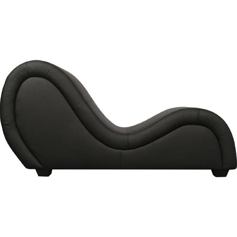 Kama Sutra Mebon Chaise Love Lounge Leather Black