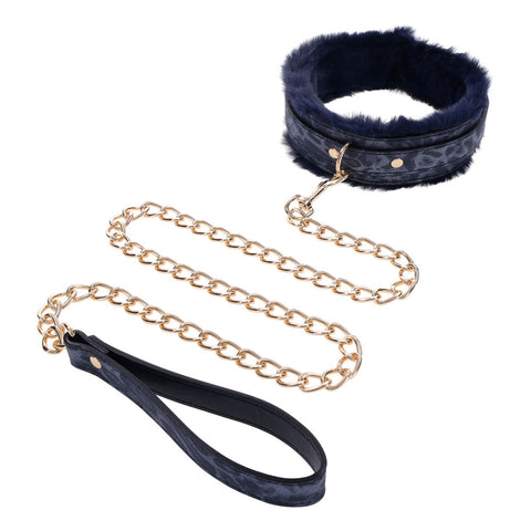 Sex & Mischief Cougar Fur Collar & Leash