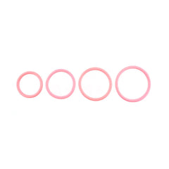 SPORTSHEETS Rubber O-Ring 4 Pack - Coral