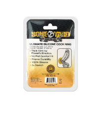 Ultimate Silicone Cock Ring Yellow