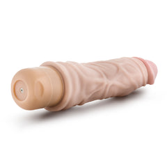 Dr Skin Cock Vibe 10 8.5in Vibrating Cock Beige