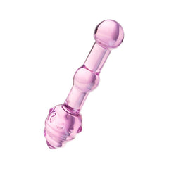 Sexus Glass Dildo Pink 17cm