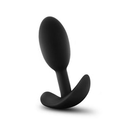 Anal Adventures Platinum Silicone Vibra Slim Plug Small