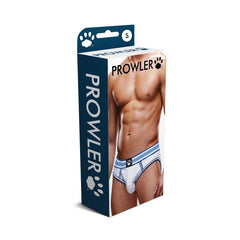 Prowler Open Back Brief White/Blue