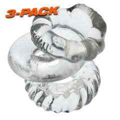 Bonemaker 3 Pc Cockring Set Clear