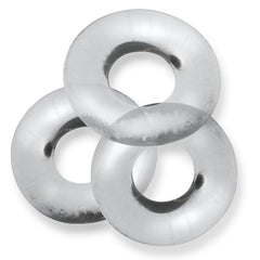 Fat Willy 3 Pc Jumbo Cockrings Clear