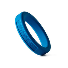 Classic Silicone Medium Stretch Penis Ring 44mm Blue