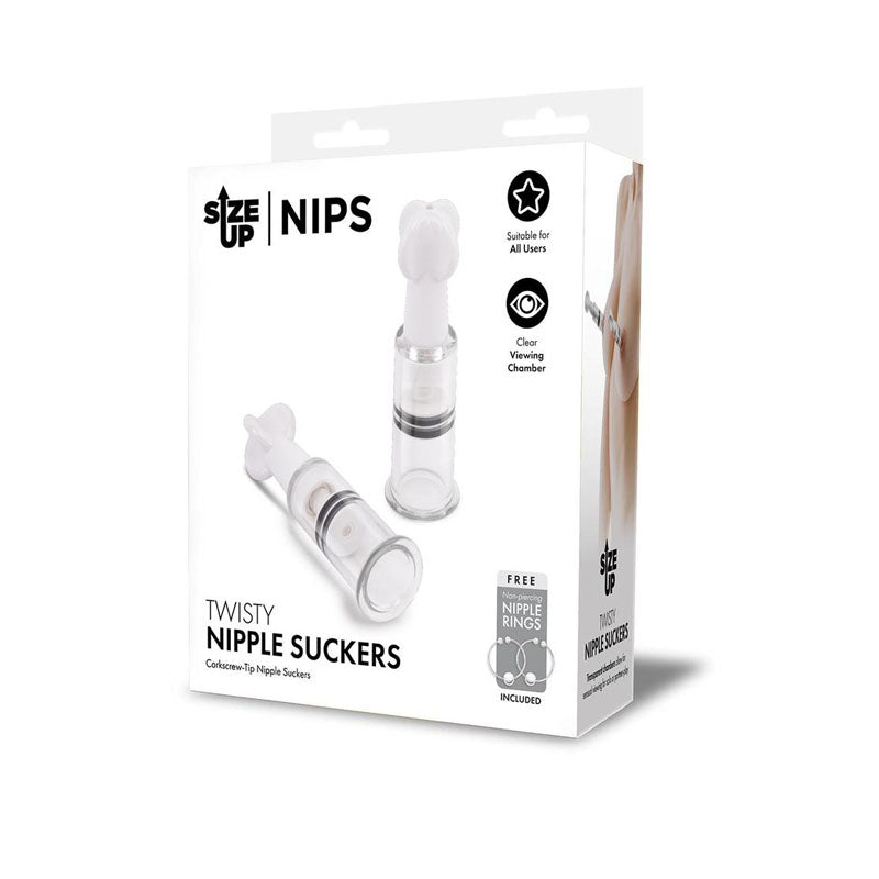 Size Up Twisty Nipple Suckers - Small